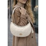 COACH WHITE QUILTED MINI CROSS BODY BAG