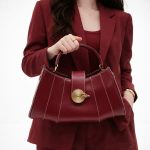 VINTAGE SHOULDER MAROON BAG