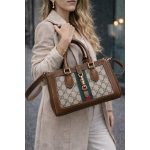 GUCCI JACKIE 1961 SMALL TOTE BAG WITH PISTON CLOSURE - Image 5