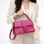 JACQUEMUS LE GRAND BAMBINO CROSS PINK BODY BAG.