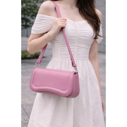JW PEI JOY SHOULDER PINK BAG