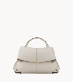 POLENE NUMERO DIX MEDIUM WHITE HANDBAG.