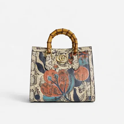 GUCCI DIANA BAMBOO SMALL BEIGE HANDLE BAG