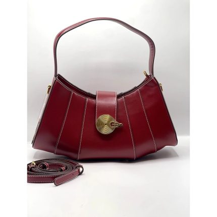 VINTAGE SHOULDER MAROON BAG