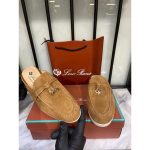 LORO PIANA CAMEL SUMMER CHARM BABOUCHE LOAFER SUEDE - Image 2