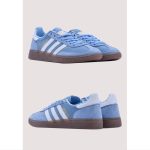ADIDAS SPEZIAL HANDBALL LIGHT BLUE WHITE STRIPE SHOES - Image 4