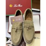 LORO PIANA MINT GREEN SUMMER WALK CASUAL BALLET LOAFERS - Image 3