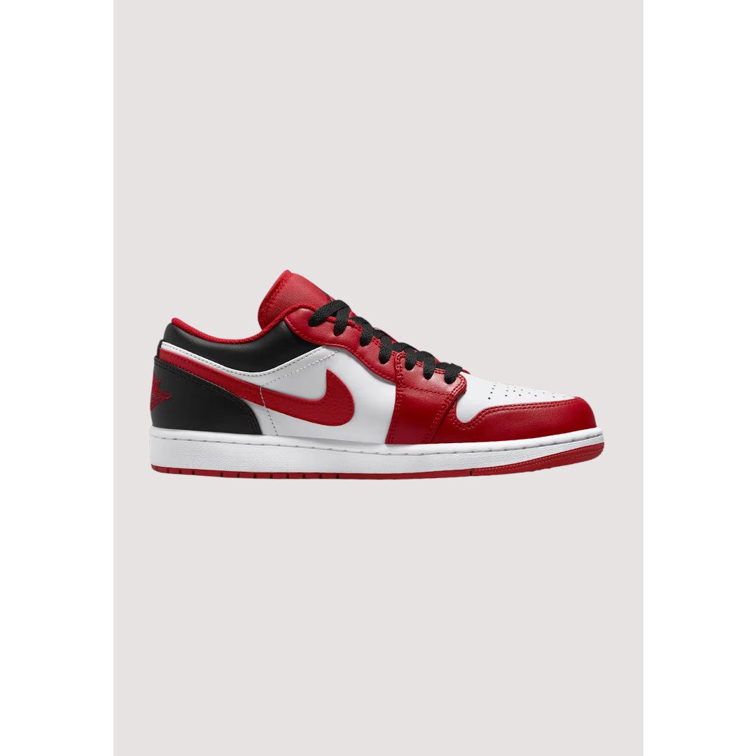 Air-jordan-1-low-bulls-gym-red-white-black-1 AIR JORDAN 1 LOW BULLS GYM RED BLACK WHITE - Image 1