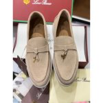 LORO PIANA BEIGE SUMMER WALK CASUAL BALLET LOAFERS - Image 5