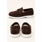 LORO PIANA CHOCOLATE BROWN SUMMER WALK CASUAL BALLET LOAFERS - Image 2