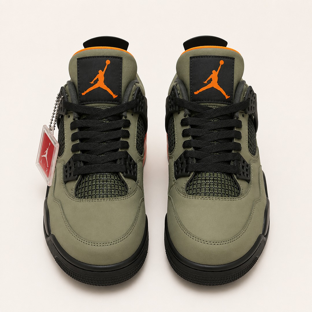 file_000000008c6072078cbe03a97b312cdb NIKE AIR JORDAN RETRO 4 OLIVE GREEN SHOES - Image 1