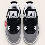 NIKE AIR JORDAN RETRO 4 CEMENT GREY SHOES