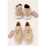LORO PIANA BEIGE SUMMER WALK CASUAL BALLET LOAFERS - Image 2