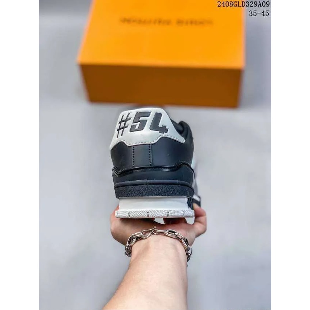 LOUIS VUITTON LV TRAINER BLACK GREY