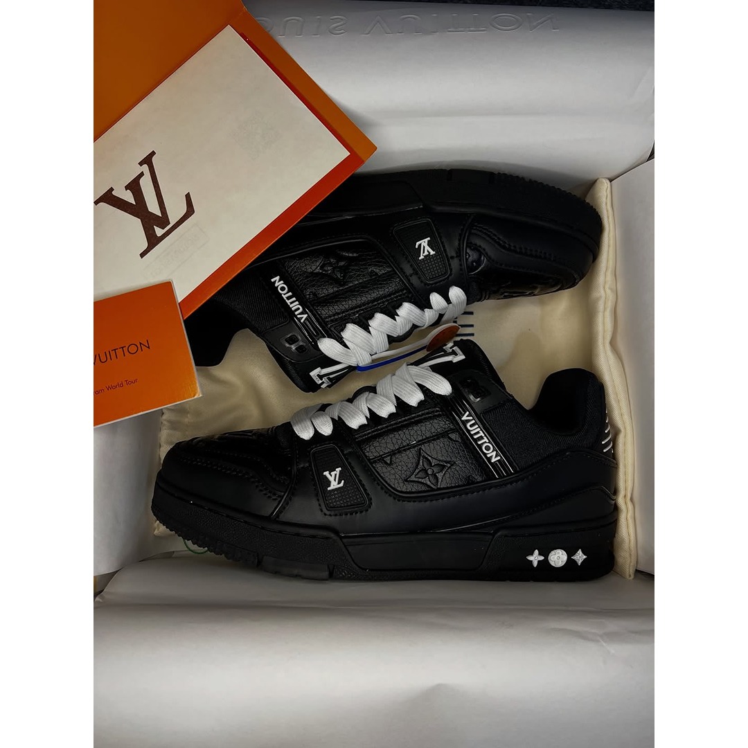 LOUIS VUITTON LV TRAINER ALL BLACK
