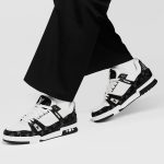 LOUIS VUITTON LV TRAINER BLACK WHITE