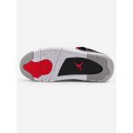 NIKE AIR JORDAN RETRO 4 GREY RED SHOES - Image 3