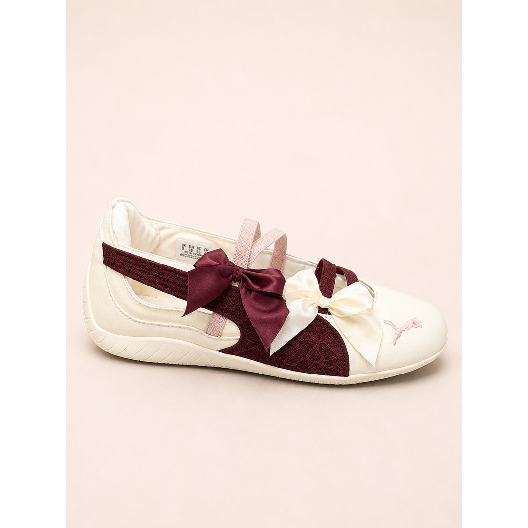 PUMA SPEED CAT CREAM BALLET LACE SHOES