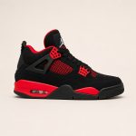 NIKE AIR JORDAN RETRO 4 THUNDER RED BLACK