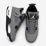 NIKE AIR JORDAN RETRO 4 COOL GREY SHOES - Image 4