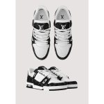 LOUIS VUITTON LV TRAINER BLACK WHITE