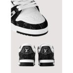 LOUIS VUITTON LV TRAINER BLACK WHITE
