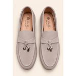 LORO PIANA MENS CHARM BEIGE LOAFER SUEDE - Image 3