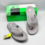 Kuairen Grey Gold Sport Flip Flops – Cushioned
